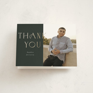 Big 2025 Foil-Pressed Graduation Thank You Cards