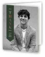 Classic Sash Foil-Pressed Graduation Thank You Cards