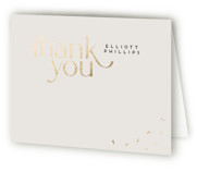 Party Type Foil-Pressed Graduation Thank You Cards