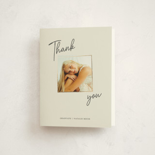 A New Chapter Foil-Pressed Graduation Thank You Cards