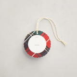 Classic Christmas Plaid Foil-Pressed Gift Tags Gift Tags