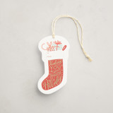 Stocking Wishing Foil-Pressed Gift Tags Gift Tags