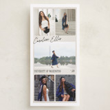 Holiday Film Tall Graduation Announcements