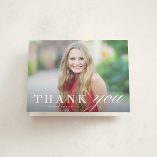Timeless Grad Graduation Thank You Cards