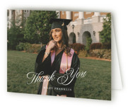 Savannah Script Graduation Thank You Cards