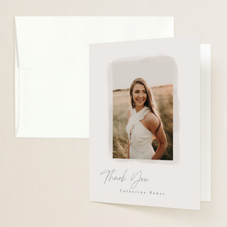 Softly Scripted Graduation Thank You Cards