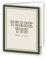 Varsity Year Graduation Thank You Cards