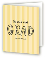 Outlined Graduation Thank You Cards
