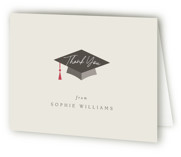 Modern Cap Graduation Thank You Cards