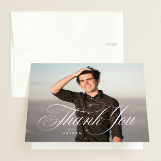 Flourishing Graduation Thank You Cards
