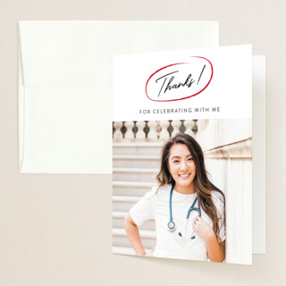 Circle One Graduation Thank You Cards