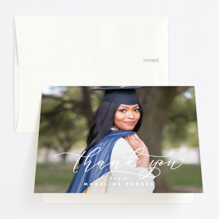 Honored Graduation Thank You Cards