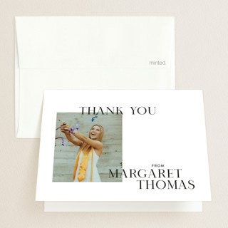 The Alma Mater Graduation Thank You Cards