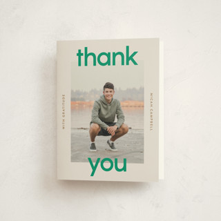 School Color Duo Graduation Thank You Cards