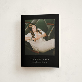 Candid Date Graduation Thank You Cards