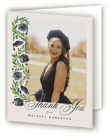 Hats Off Graduation Thank You Cards