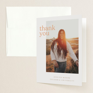 Layered Graduation Thank You Cards