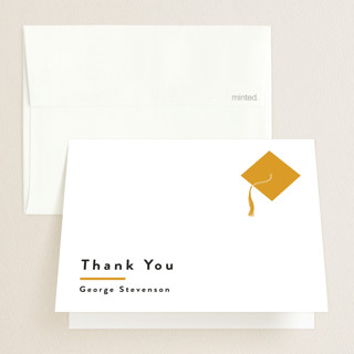 Simple Pride Graduation Thank You Cards