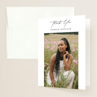 Reserved Graduation Thank You Cards