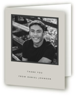 Minimal Column Graduation Thank You Cards