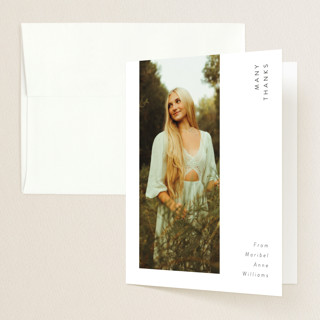 Minimal Reel Graduation Thank You Cards