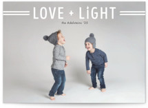 Love + Light Hanukkah Cards