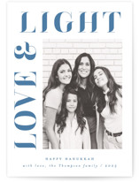 Pretty Serif Hanukkah Cards