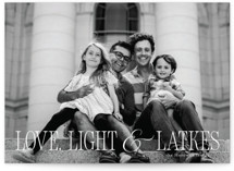 love, light, latkes Hanukkah Cards