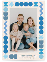 Geo Frame Hanukkah Cards
