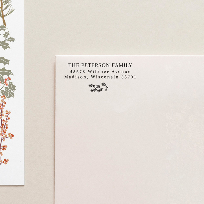 SELF INKING Holiday Address Stamp No. 10 Holiday Address Stamps by