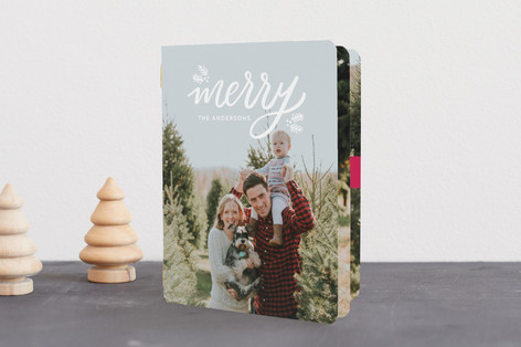 Festive Merry Holiday Booklette™ Cards