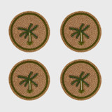 Palm tree coasters Coasters