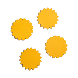 Sunburst Felt Coasters (Set of 4) Coasters