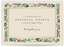 Balm Foil-Pressed Business Holiday Cards