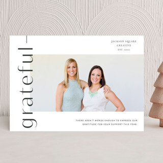 In gratitude Business Holiday Cards