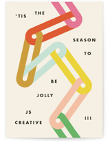 Chain Stitch Business Holiday Cards