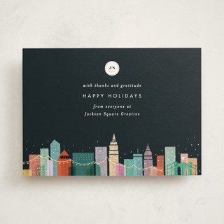 City Lights Business Holiday Cards