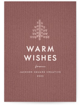 Warm Knit Business Holiday Cards
