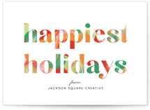 Happiest Holidays Business Holiday Cards
