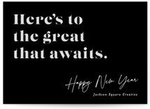 Bold Type Business Holiday Cards