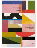 colorful greetings Business Holiday Cards