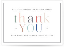 Thank You Business Holiday Cards