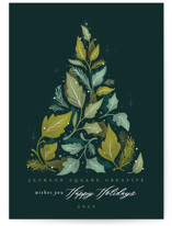 Layered Tree Business Holiday Cards