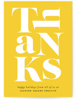 Thanks Business Holiday Cards