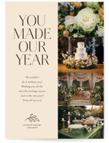 you made our year Business Holiday Cards