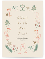 a Very Merry Holiday Cheers Business Holiday Cards