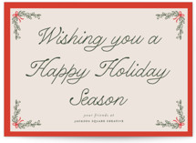 Garland Business Holiday Cards