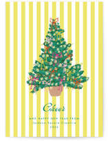 Lobby Bow Tree Business Holiday Cards