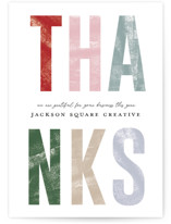 BIG thanks Business Holiday Cards