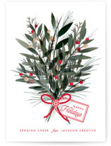 Bouquet Business Holiday Cards